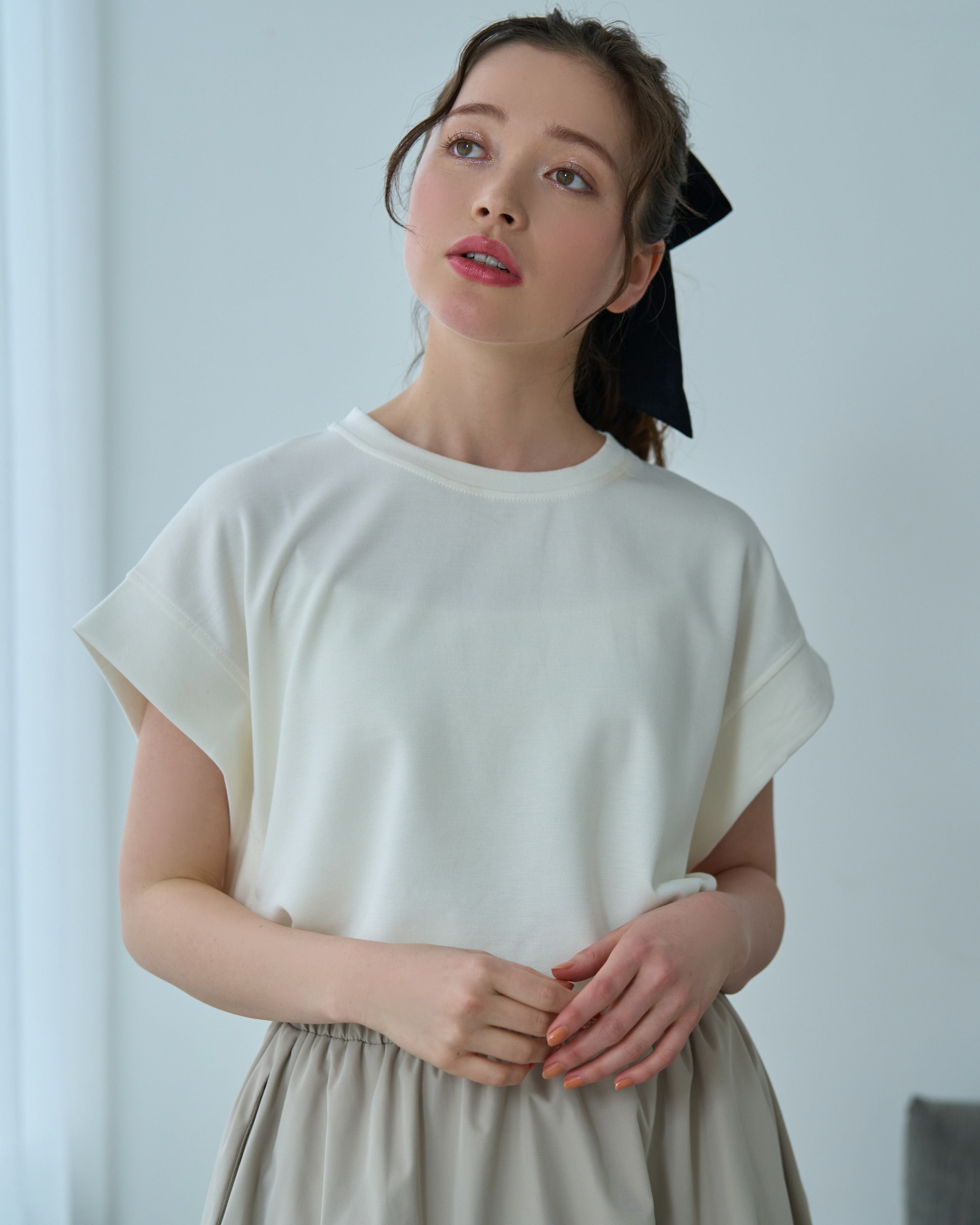 マシュマロタッチフレンチスリーブ | anchic(アンシック)